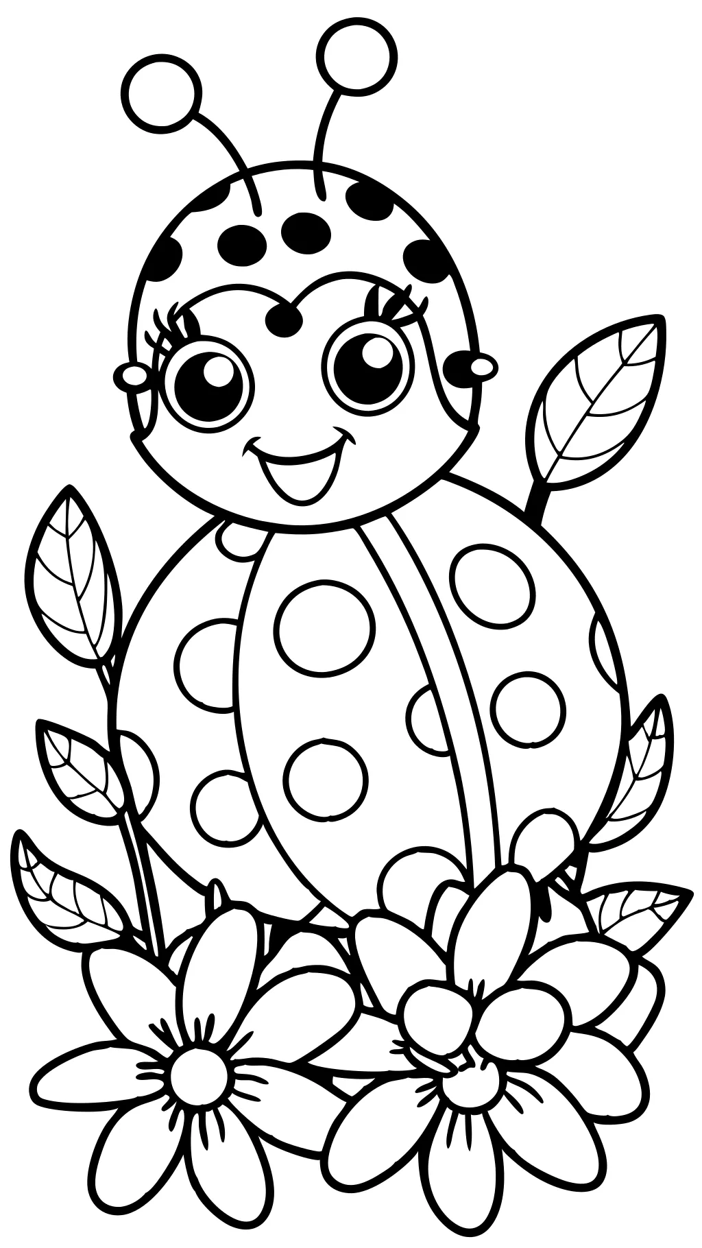 Páginas para colorear Ladybug